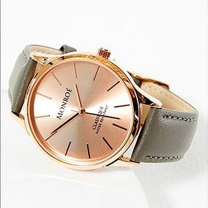 NWT Monroé Classique Watch in Sunburst Solérose